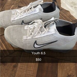 Nike Kids Gray and Black Sneakers